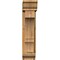 Ekena Millwork Balboa Traditional Rough Sawn Bracket w/ Offset Brace, Western Red Cedar, 6"W x 18"D x 26"H BKT0604X18X26BOA01RWR - alternate 3